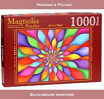 Magnolia 1000 Pieces Puzzle: Rainbow Petals