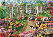 Art Puzzle 1500 pieces: Greenhouse Colors