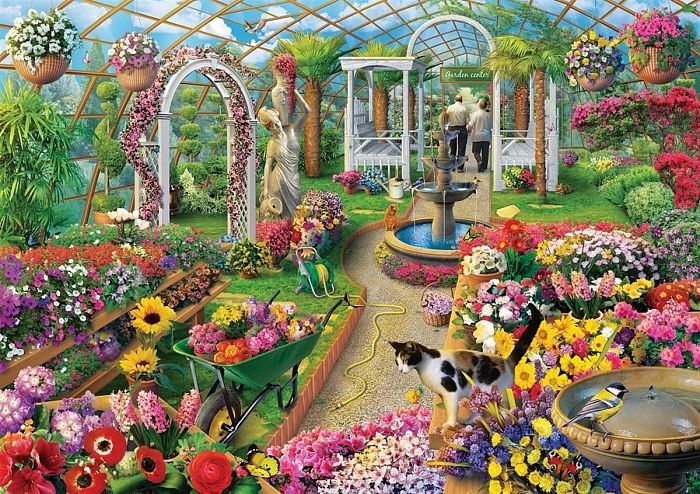 Art Puzzle 1500 pieces: Greenhouse Colors 5390