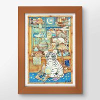 Pintoo 600-piece puzzle: Cotton Lion. The White Tiger Collection