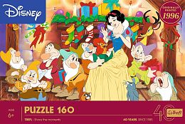 Trefl Puzzle 160 pieces: 40 years of Trefl - Snow White and the Seven Dwarfs before Christmas