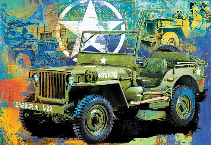 Eurographics Puzzle 550 parts: Military Jeep 8551-5598