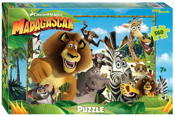 Puzzle Step 560 details: Madagascar 3 (DreamWorks, Multi) 97074