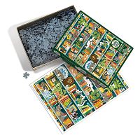 Cobble Hill 1000 Pieces Puzzle: Cat Bookcase