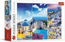 Trefl jigsaw puzzle 3000 pieces: Greek vacation