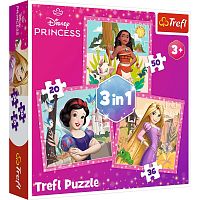 Trefl Puzzle 20#36#50 details: Beautiful Princesses