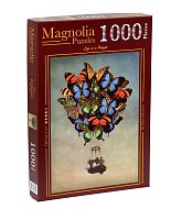 Magnolia 1000 Pieces Puzzle: Butterfly Balloon