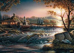 Schmidt 1000-piece puzzle: T.Redlin. Nature is protected