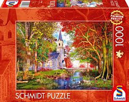 Schmidt 1000-piece Puzzle: The Autumn Chapel