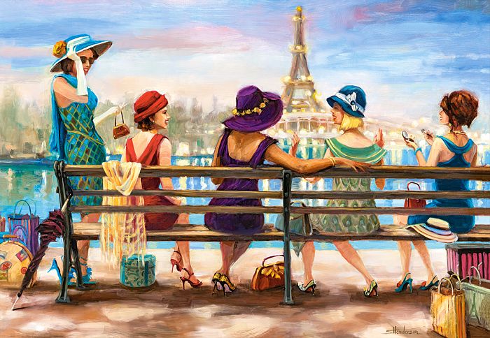 Puzzle Castorland 1000 pieces: Parisian life C-104468