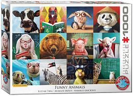 Eurographics 1000 pieces Puzzle: Funny animals