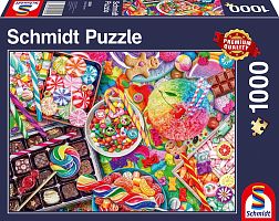 Puzzle Schmidt 1000 details: Sweets