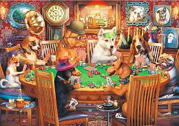 Trefl 1086 Puzzle details: Casino for Dogs