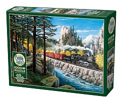 Cobble Hill 1000 Pieces Puzzle: Train in the Mountains