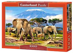 Puzzle Castorland 1000 pieces: Elephants