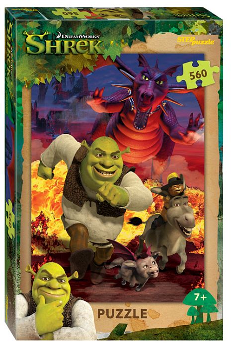Puzzle Step 560 details: Shrek (DreamWorks, Multi) 97080