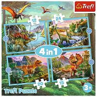 Trefl Puzzle 12#15#20#24 details: Dinosaurs