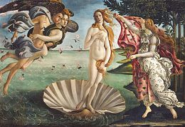 Puzzle Clementoni 2000 details: Botticelli. The Birth of Venus