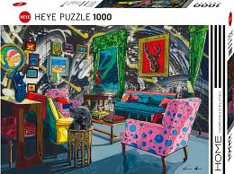 Heye 1000 Piece Puzzle: Room Design-Deer