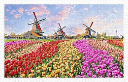 Pintoo 1000 puzzle pieces: windmills Netherlands
