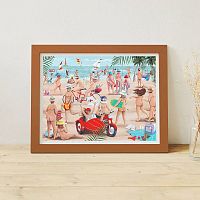 Pintoo Puzzle 1200 pieces: Peter Adderley. Nudist beach (18+)