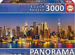 Educa 3000 puzzle details: Skyscrapers of New York (panorama)