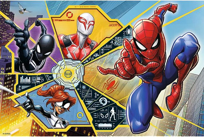Trefl Puzzle 60 pieces: On the web, Spider-Man TR17372
