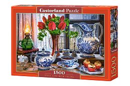 Puzzle Castorland 1500 pieces: still life with tulips