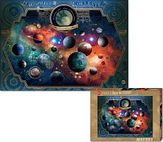 Puzzle Heye 1500 pieces: Map-Space