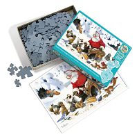 Cobble Hill Puzzle 350 pieces: Santa Claus and Friends