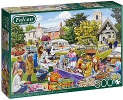 Falcon 500 Puzzle pieces: Village Sale