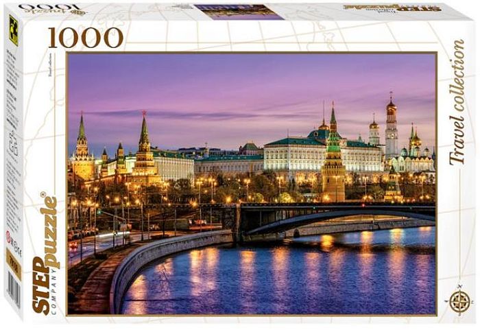 Step puzzle 1,000 pieces Moscow. Promenade 79106