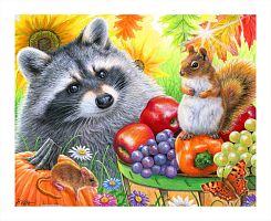 Pintoo 500-piece Puzzle: Bridgy Here. Garden Friends