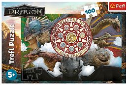Trefl 100-Piece Puzzle: Dragons in Action