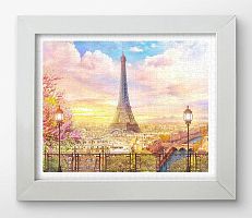 Pintoo puzzle 500 pieces: Romance in Paris