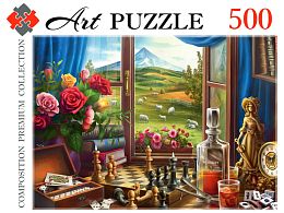 Artpuzzle 500 pieces Puzzle: Still Life with chess