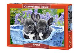 Puzzle Castorland 1000 details: French Bulldog Puppies