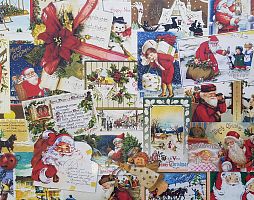 Puzzle Eurographics 1000 pieces: Vintage Christmas cards