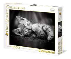 Puzzle Clementoni 1000 pieces: Kitten. Retro