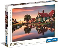 Clementoni puzzle 1500 pieces: A view of the Zanse-Schans