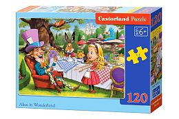 Puzzle Castorland 120 details: Alice in Wonderland