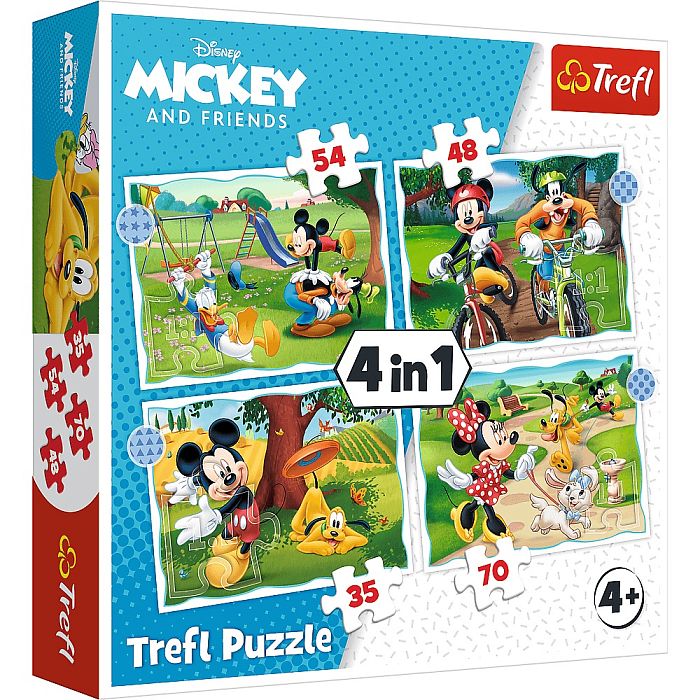 Puzzle Trefl 35#48#54#70 details: A good day for Mickey TR34604