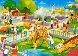 Jigsaw puzzle Castorland 60 pieces: Zoo