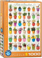 Puzzle Eurographics 1000 pieces: Cacti and succulents