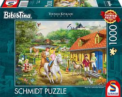 Schmidt 1000 Piece puzzle: KIDDINX. Bibi and Tina – Fun at Martinshof