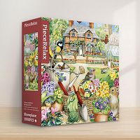 Pintoo 1000-piece puzzle: Claire Comerford. Spring Garden