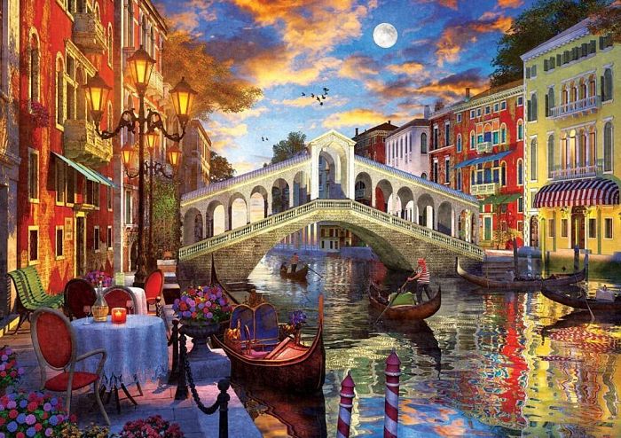 Puzzle Art Puzzle 1500 parts: the Rialto Bridge, Venice 5372