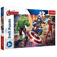 Puzzle Trefl 24 parts: in the world of the Avengers