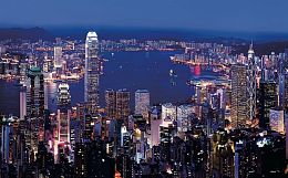 Pintoo 1000 piece puzzle: Hong Kong at night