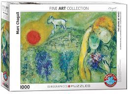 Puzzle Eurographics 1000 pieces: Lovers in Saint-Paul-de-Vence